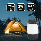 Ansmann Mini linterna de camping, Luz de LED negro