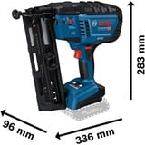 Bosch Clavadora de madera a batería GNH 18V-64-2 M Professional solo, 18 voltios, Nagler azul/Negro