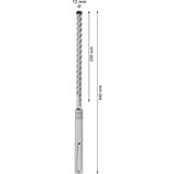 Bosch Expert Broca para martillo SDS Max-8X, Taladro Martillo perforador, Hammer drill bit, 1,2 cm, 340 mm, Concreto, Piedra, 20 cm