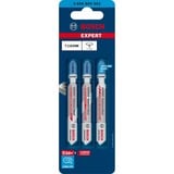 Bosch Expert T118 EHM Hoja de sierra de vaivén Carburo 3 pieza(s) Hoja de sierra de vaivén, Hoja de acero inoxidable (delgada), Carburo, Acero inoxidable, 1,4 mm, 5 mm