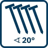 Bosch GNH 18V-64-2 M Professional solo, 0601482000, Nagler azul/Negro