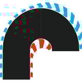 Carrera HYBRID Curva de horquilla 180° L/R, Pistas de carreras 