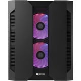 Chieftec Chieftronic M2 Cubo Negro, Cajas de torre negro, Cubo, PC, Negro, micro ATX, Mini-ITX, SPCC, Vidrio templado, Juego