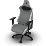 Corsair TC200 FABRIC, Asientos de juego gris claro/blanco