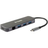 D-Link DUB-2334 base para portátil y replicador de puertos Alámbrico USB Tipo C Gris, Estación de acoplamiento plateado, Alámbrico, USB Tipo C, 60 W, 10,100,1000 Mbit/s, 10BASE-T, 100BASE-TX, 1000BASE-T, IEEE 802.3, IEEE 802.3ab, IEEE 802.3u