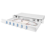 Digitus Caja de empalme de fibra óptica, equipada, 6x SC DX, OS2, Caja de fíbra óptica 