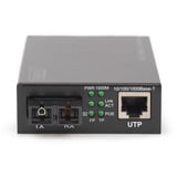 Digitus Convertidor de medios Gigabit PoE, RJ45 / SC, SM, PSE 