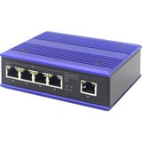 Digitus Switch de red Fast Ethernet de 4 puertos, industrial, Interruptor/Conmutador 