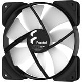 Fractal Design Aspect 14 RGB Carcasa del ordenador Ventilador 14 cm Negro 1 pieza(s) negro/blanco, Ventilador, 14 cm, 1000 RPM, 19,5 dB, 41 cfm, 69,7 m³/h