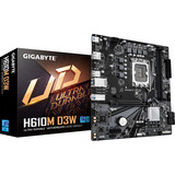 GIGABYTE H610M D3W, Placa base negro/Gris