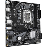 GIGABYTE H610M D3W, Placa base negro/Gris