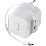 Intenso Adaptador de corriente W65ACIC GaN, Cargador blanco