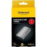 Intenso SSD externa TX800 1 TB, Unidad de estado sólido antracita
