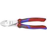 KNIPEX 74 05 200, Alicates de corte rojo/Azul