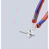 KNIPEX 74 05 200, Alicates de corte rojo/Azul