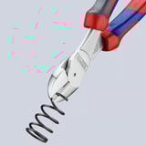 KNIPEX 74 05 200, Alicates de corte rojo/Azul