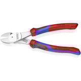 KNIPEX Cortaalambres de fuerza 74 05 200, Alicates de corte rojo/Azul