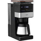 Krups Grind Aroma XL KT8428 con molinillo, Cafetera de filtro negro/Acero fino