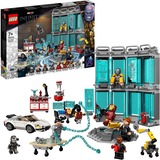 LEGO Marvel Super Heroes 76216 Marvel Armería de Iron Man, Juguete de Construcción Vengadores, Juegos de construcción Juguete de Construcción Vengadores, Juego de construcción, 7 año(s), Plástico, 496 pieza(s), 660 g