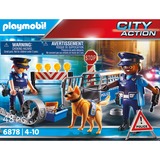 PLAYMOBIL 6878 Control policial, Juegos de construcción 