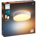 Philips Hue White Ambiance Devere Lámpara de techo M, Luz de LED plateado