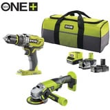 Ryobi R18PDAG-242S, Kit de herramientas verde/Negro