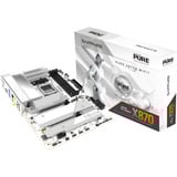 SAPPHIRE PURE X870A WIFI 7, Placa base blanco