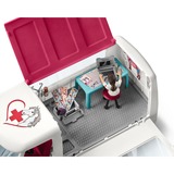 Schleich HORSE CLUB Mobile Vet with Hanoverian Foal, Vehículo de juguete Granja, 5 año(s), Multicolor