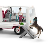 Schleich HORSE CLUB Mobile Vet with Hanoverian Foal, Vehículo de juguete Granja, 5 año(s), Multicolor