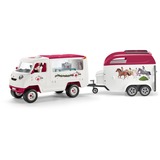 Schleich HORSE CLUB Mobile Vet with Hanoverian Foal, Vehículo de juguete Granja, 5 año(s), Multicolor