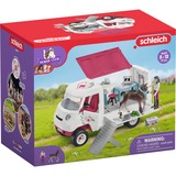 Schleich HORSE CLUB Mobile Vet with Hanoverian Foal, Vehículo de juguete Granja, 5 año(s), Multicolor