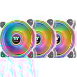 Thermaltake Riing Quad 12 RGB Carcasa del ordenador Ventilador 12 cm Blanco blanco, Ventilador, 12 cm, 500 RPM, 1500 RPM, 25,2 dB, 40,9 cfm