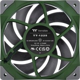 Thermaltake Toughfan 12 Racing Green High Static Pressure Radiator Fan Universal Ventilador 12 cm Verde 1 pieza(s) verde, Ventilador, 12 cm, 500 RPM, 2000 RPM, 58,35 cfm, Verde