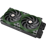 Thermaltake Toughfan 12 Racing Green High Static Pressure Radiator Fan Universal Ventilador 12 cm Verde 1 pieza(s) verde, Ventilador, 12 cm, 500 RPM, 2000 RPM, 58,35 cfm, Verde