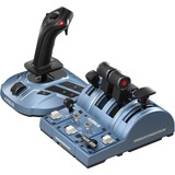 Thrustmaster TCA Captain Pack X Airbus Edition Negro, Azul USB Joystick/Palanca de control lateral + cuadrante de aceleración Analógico/Digital PC, Xbox Series S, Xbox Series X, Conjunto negro, Joystick/Palanca de control lateral + cuadrante de aceleración, PC, Xbox Series S, Xbox Series X, Teclas de flechas, Botón menú, Botón Seleccionar, Botón Compartir, View button, Analógico/Digital, Alámbrico, USB