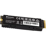 Verbatim Vi7000G 4 TB M.2 PCI Express 4.0 NVMe, Unidad de estado sólido negro, 4 TB, M.2, 7000 MB/s