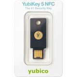 Yubico YubiKey 5 NFC, Llave de seguridad negro/Dorado