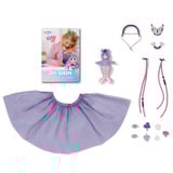 ZAPF Creation BABY born Glam Up Aura, Muñecos rosa neón