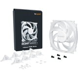 be quiet! Silent Wings 4 PWM 140x140x25, Ventilador blanco