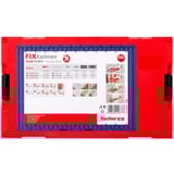 fischer FixTainer - DuoPower 536162, Pasador gris claro/Rojo
