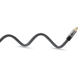 goobay 65307, Cable negro/Plateado