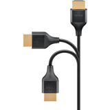 goobay Cable HDMI delgado de alta velocidad con Ethernet, 8K @ 60Hz negro