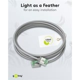 goobay Cable de parche ultraflexible Cat.8.1 slim, U/FTP gris