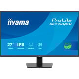 iiyama ProLite X2792QSU-B1 pantalla para PC 68,6 cm (27") 2560 x 1440 Pixeles Quad HD LED Negro, Monitor LED negro (mate), 68,6 cm (27"), 2560 x 1440 Pixeles, Quad HD, LED, 3 ms, Negro