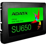 ADATA ASU650SS-512GT-R unidad de estado sólido 2.5" 512 GB Serial ATA III 3D NAND negro, 512 GB, 2.5", 520 MB/s, 6 Gbit/s