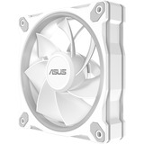 ASUS Prime MR120 Fan ARGB Reverse White Carcasa del ordenador Ventilador 12 cm Blanco blanco, Ventilador, 12 cm, Blanco