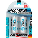 Ansmann 4500mAh maxE C Níquel-metal hidruro (NiMH), Batería plateado, C, Níquel-metal hidruro (NiMH), 1,2 V, 4500 mAh, 25,8 x 25,8 x 50 mm