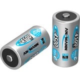 Ansmann 4500mAh maxE C Níquel-metal hidruro (NiMH), Batería plateado, C, Níquel-metal hidruro (NiMH), 1,2 V, 4500 mAh, 25,8 x 25,8 x 50 mm