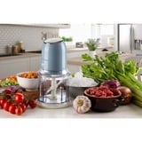 Ariete 0438/05 0,6 L 400 W Azul claro, Trituradora celeste/Crema, 0,6 L, Azul claro, Acero inoxidable, Botones, 400 W, 125 mm