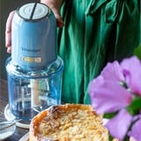 Ariete 0438/05 0,6 L 400 W Azul claro, Trituradora celeste/Crema, 0,6 L, Azul claro, Acero inoxidable, Botones, 400 W, 125 mm